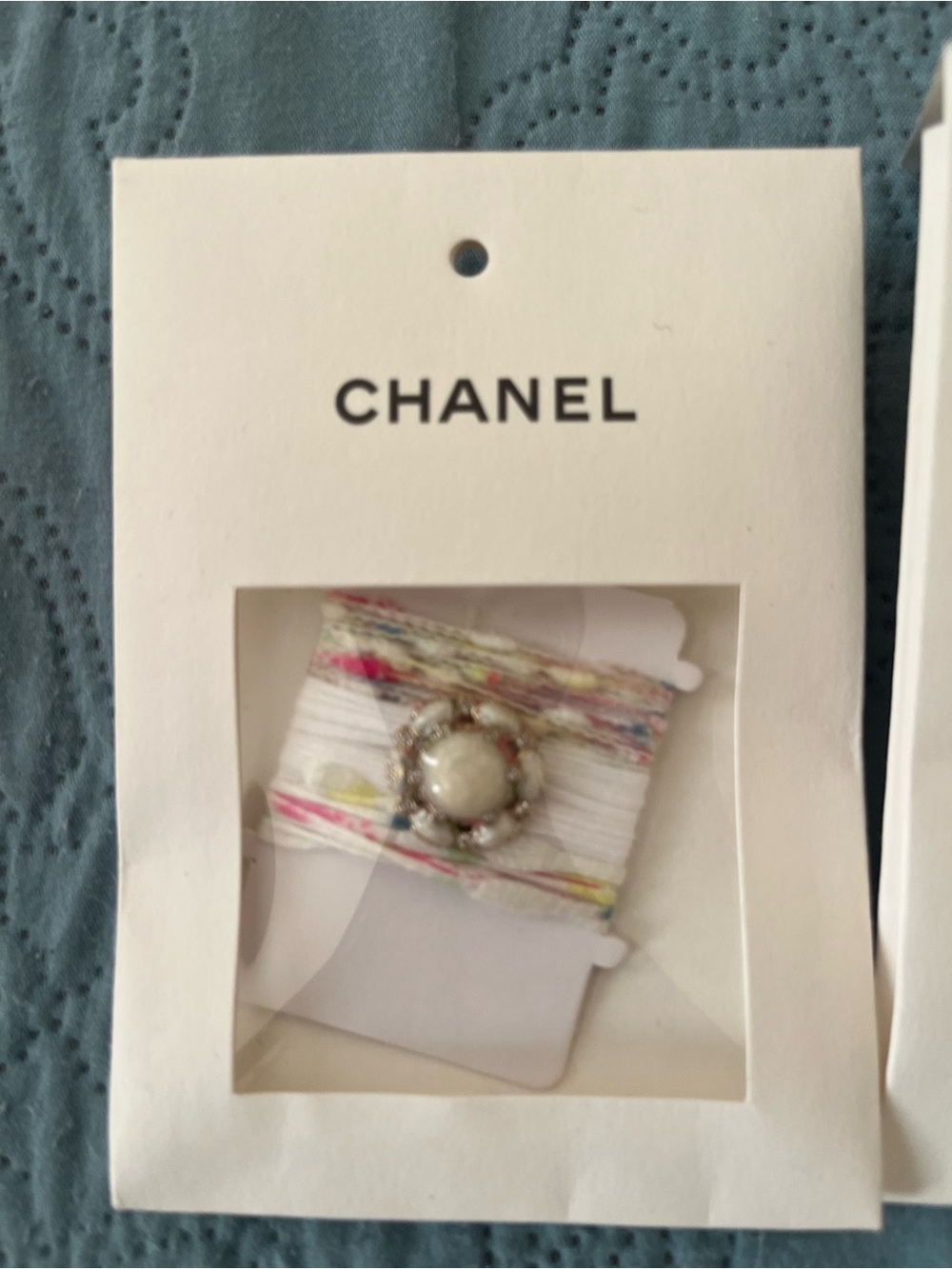 Chanel Button/Broach Trio - Multicolor, Blue, Black - Picture 2 of 5
